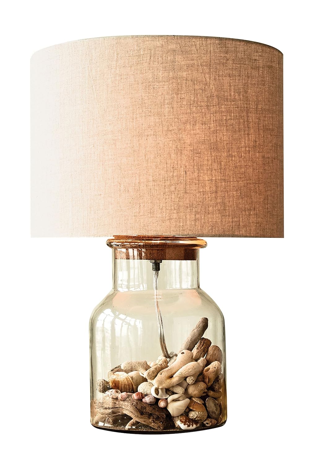 Buy Creative CoOp DA6343 Secret Gardens Glass Fillable Jar Table lamp
