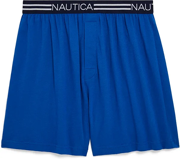 Nautica Men's Classic Cotton Loose Knit Boxers