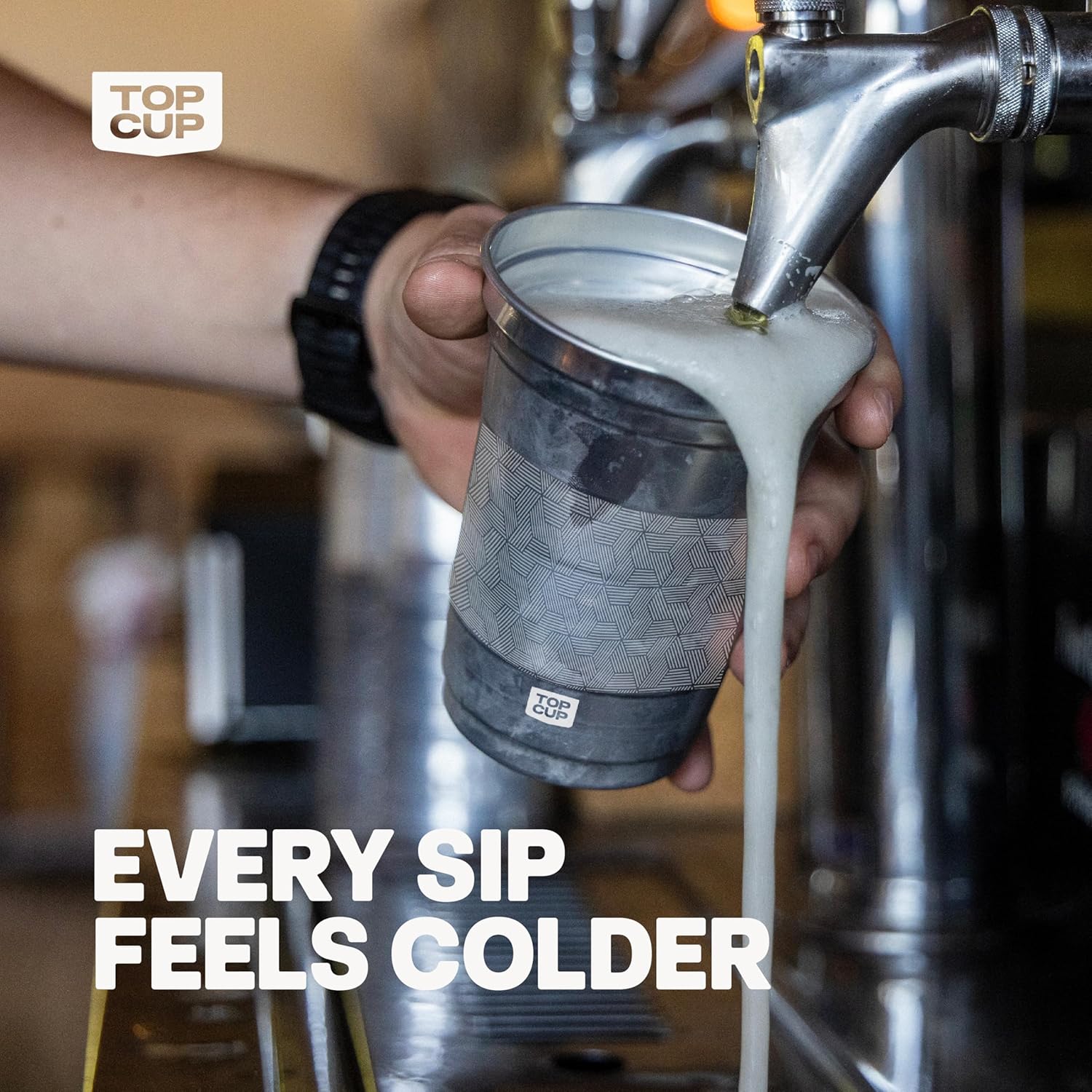 Top Cup – 16 Ounce, 30 Count, Reusable Aluminum Party Cups | Stealth Design | Cold-Holding, Recyclable, Made in USA - Image 5