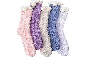 Soft and Fluffy Fuzzy Socks for Little Girls