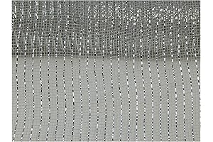 Mesmerizing Silver Mesh Ribbon