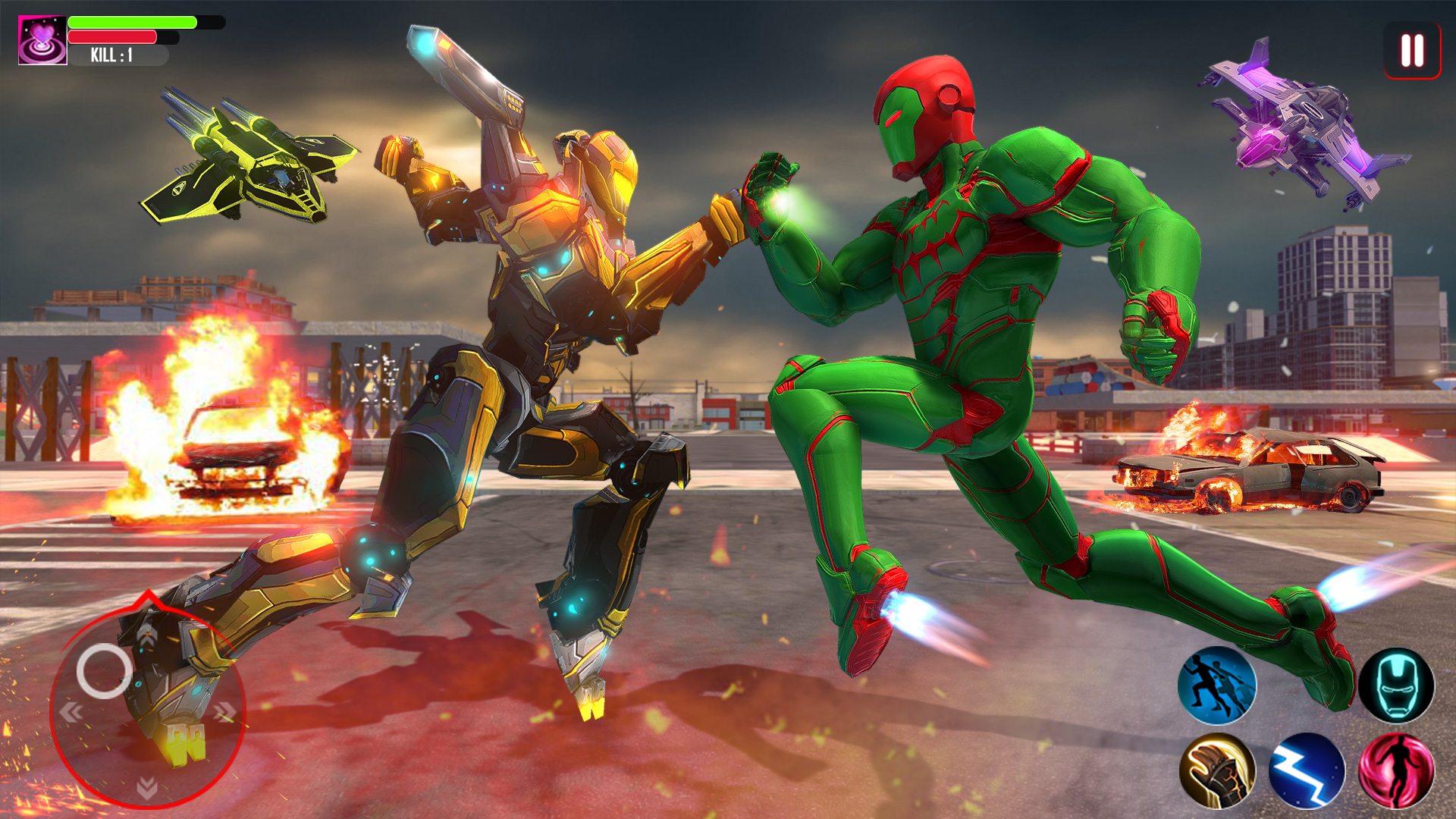 Iron Robot Hero Avenger Games For Kids Iron Robot Game Muscle Hero (Kids Games) Iron Hero