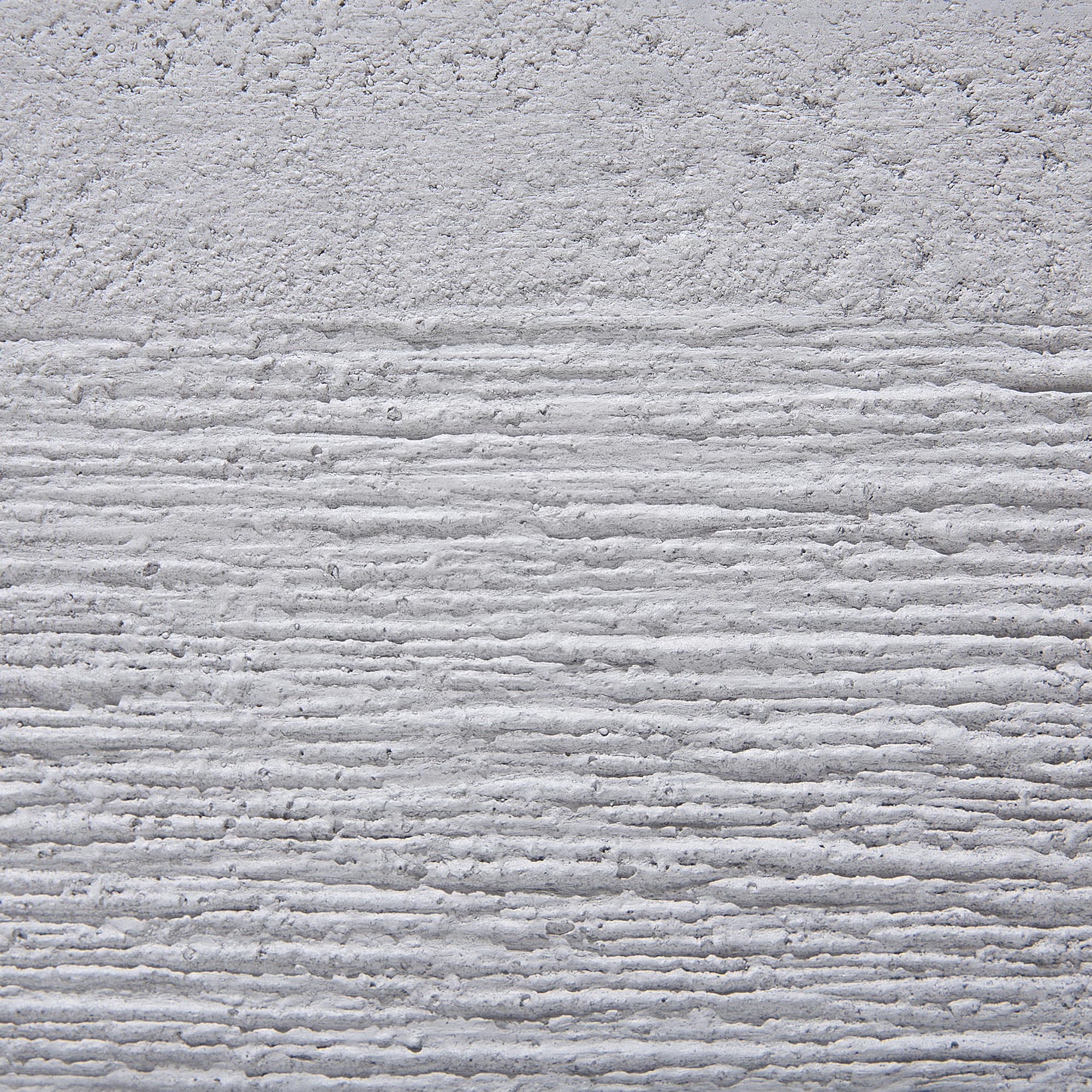 Beliani Maceta de Fibras de Arcilla Blanca 80 x 37 x 38 cm para Interior y Exterior Rectangular Myra
