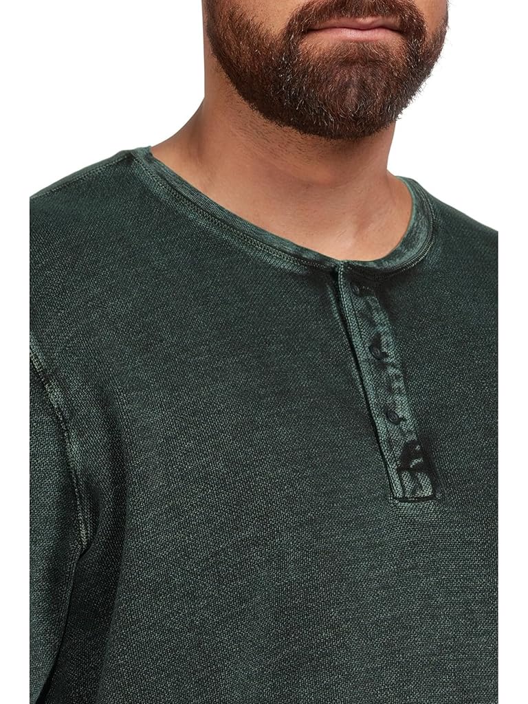 Multi Liverpool Los Angeles Long Sleeve 3 Button Henley