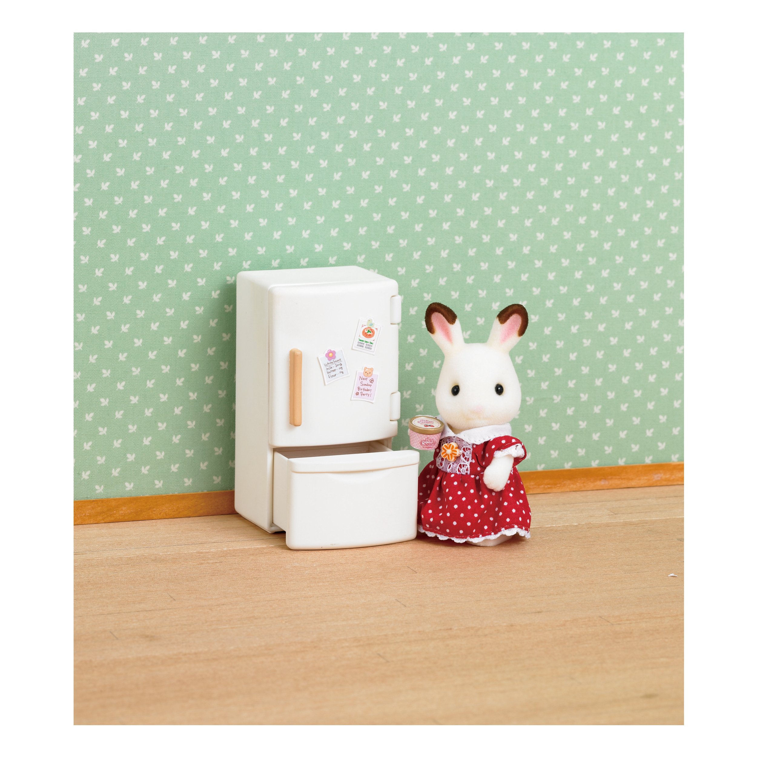 Sylvanian Families Kühlschrank - Puppenzubehör Mit Essen Für Kinder Ab 3