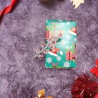 Vista 5 de 24 piezas de ramas artificiales con bayas, ramas con nieve artificial, tallos de bayas de acebo escarchadas, ramas de invierno para rellenos