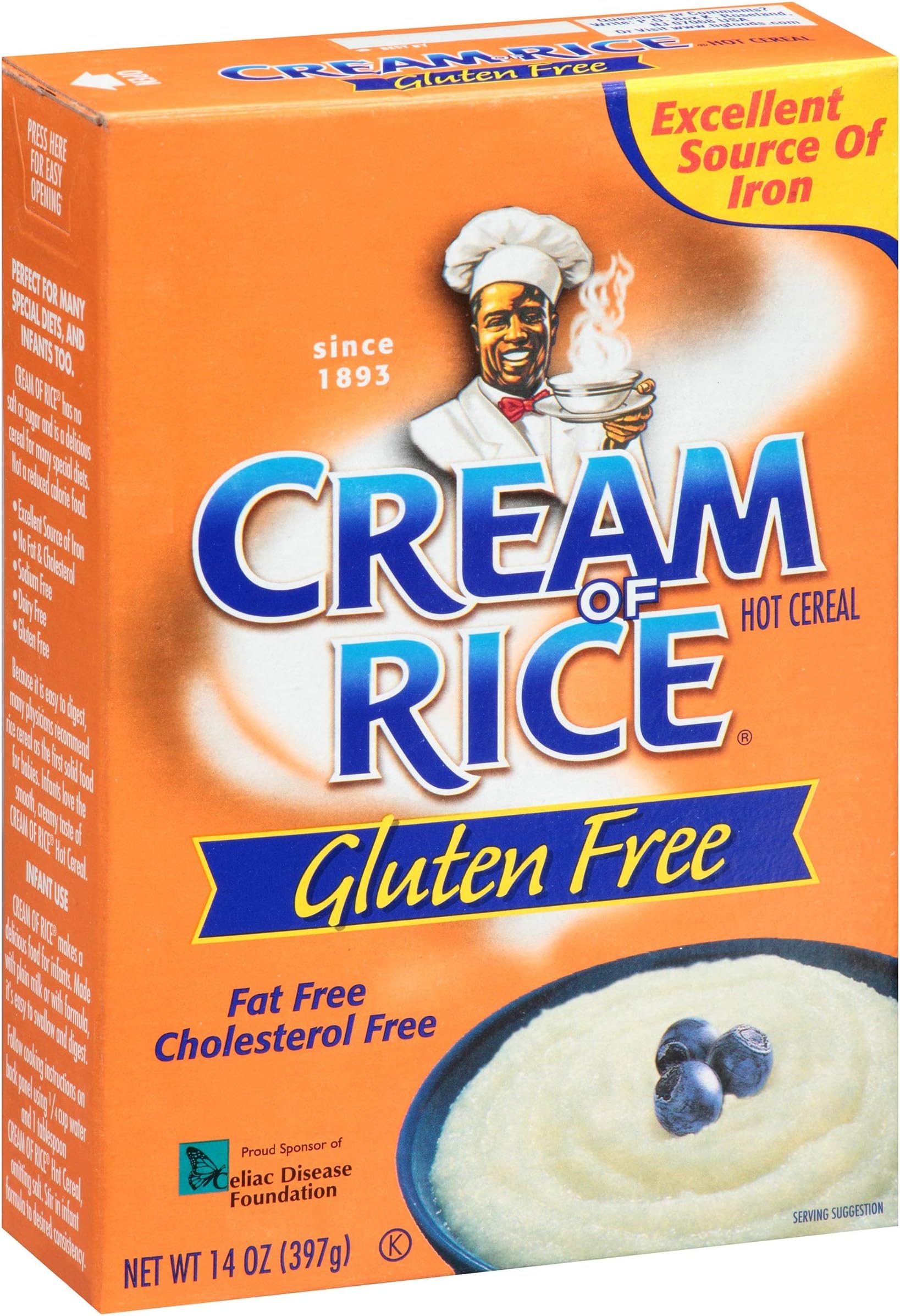Cream of Rice Gluten Free Hot Cereal 397g