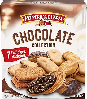 Pepperidge Farm Chocolate Collection Cookies - 7 Gourmet Varieties, 13oz Assortment Box for Gifting