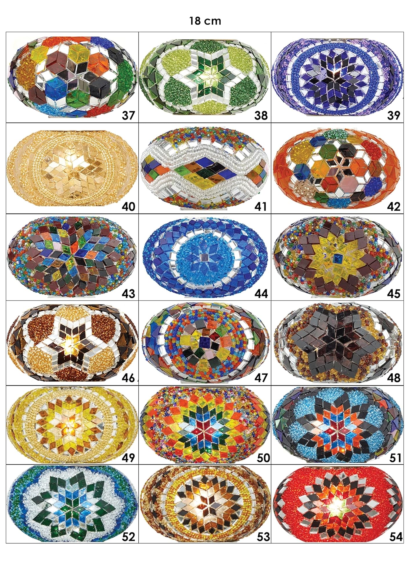 DEMMEX Lámpara de Techo Turca Marroquí de Mosaico, Hardwired, Lámpara Colgante Artesanal con 3 Globos, Vidrio de Mosaico Estilo Boho, Altura 105 cm, Personalizable