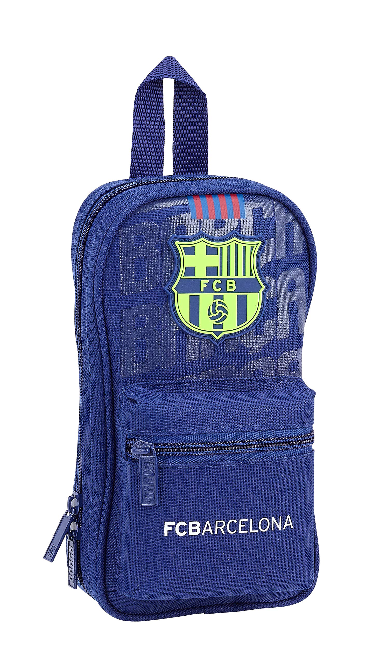 Fc Barcelona 2018 Pencil Cases, 23 cm, 1.4 liters, Blue (Azul)