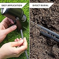 Vista 5 de Wirefy Alambre de cobre para iluminación de paisaje de bajo voltaje 12/2, entierro directo al aire libre, calibre 12, 2 conductores de 250 pies