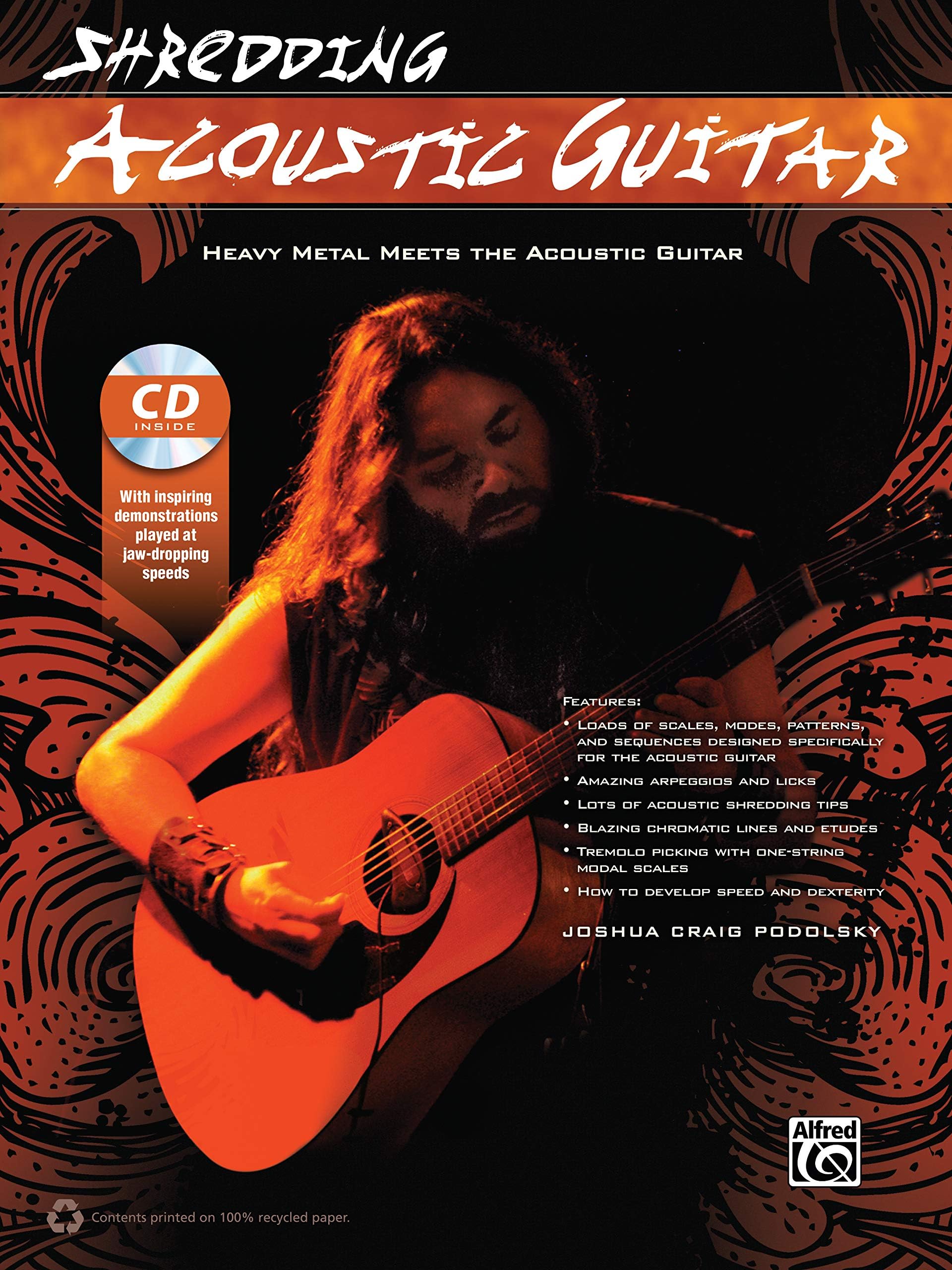 Shredding Acoustic Guitar: Heavy Metal Meets the Acoustic Guitar, Book & CD (Shredding Styles)