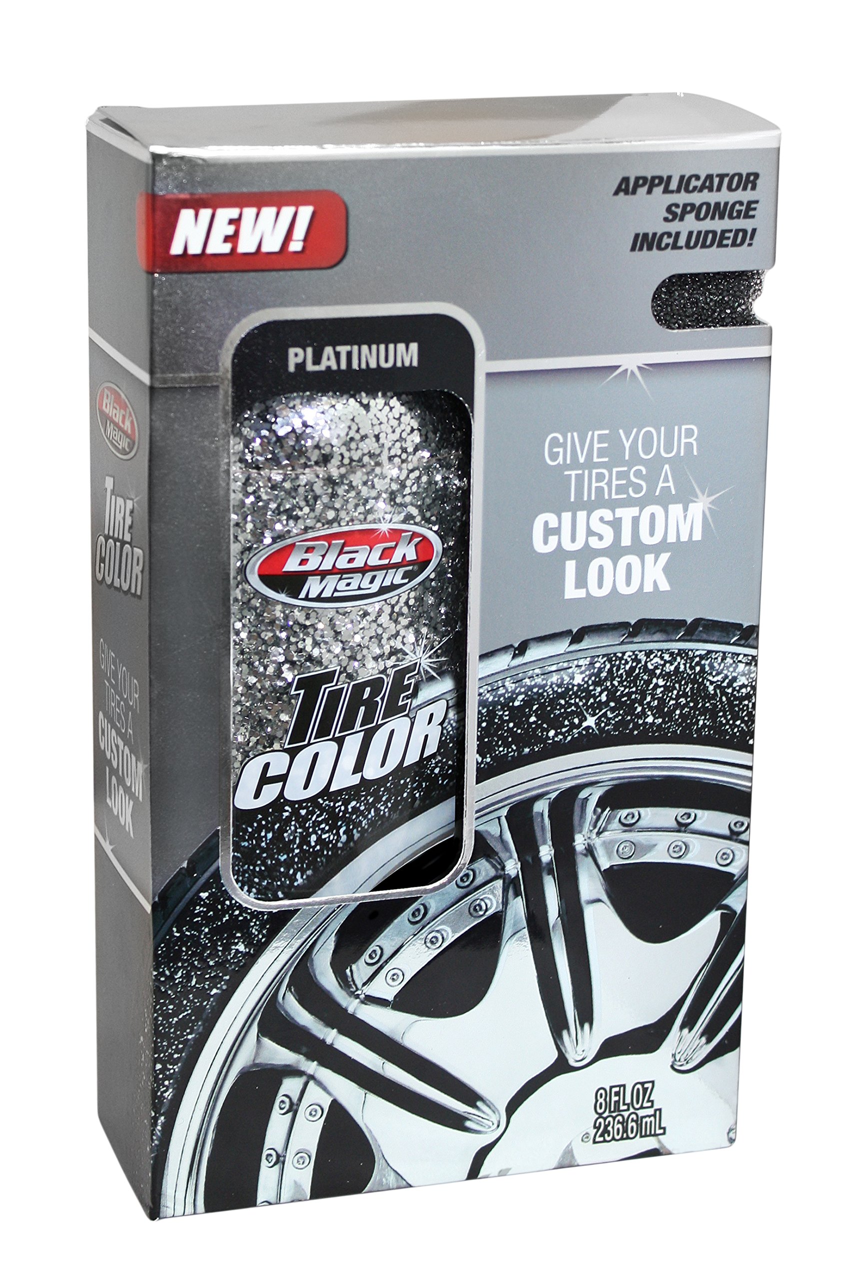 glitter tire dressing Glitz up your life , Credit: Black Magic Car Care | Four Nine