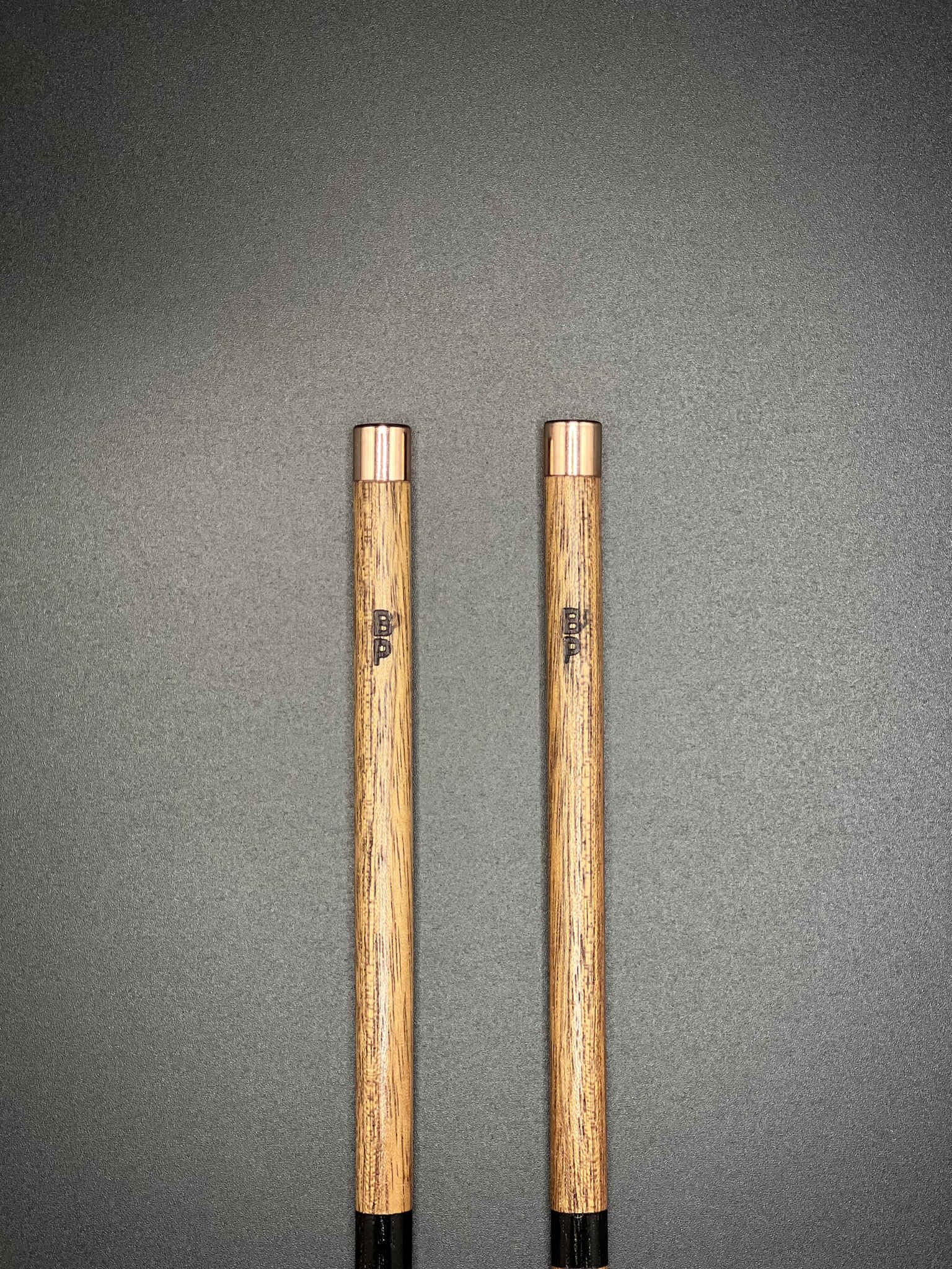 Golf Alignment Sticks Mahagoni - Black Stripes