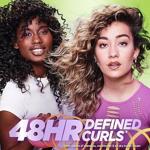 Miniatura 4 de Garnier Cuidado del cabello Fructis Curl Nourish Champú acondicionador y crema de mantequilla sin acondicionador