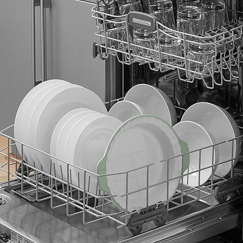 Miniatura 10 de KitchenAid Pie Plate - Gres vitrificado, 10.83 pulgadas, 12.52 pulgadas, 2.17 pulgadas, terciopelo azul