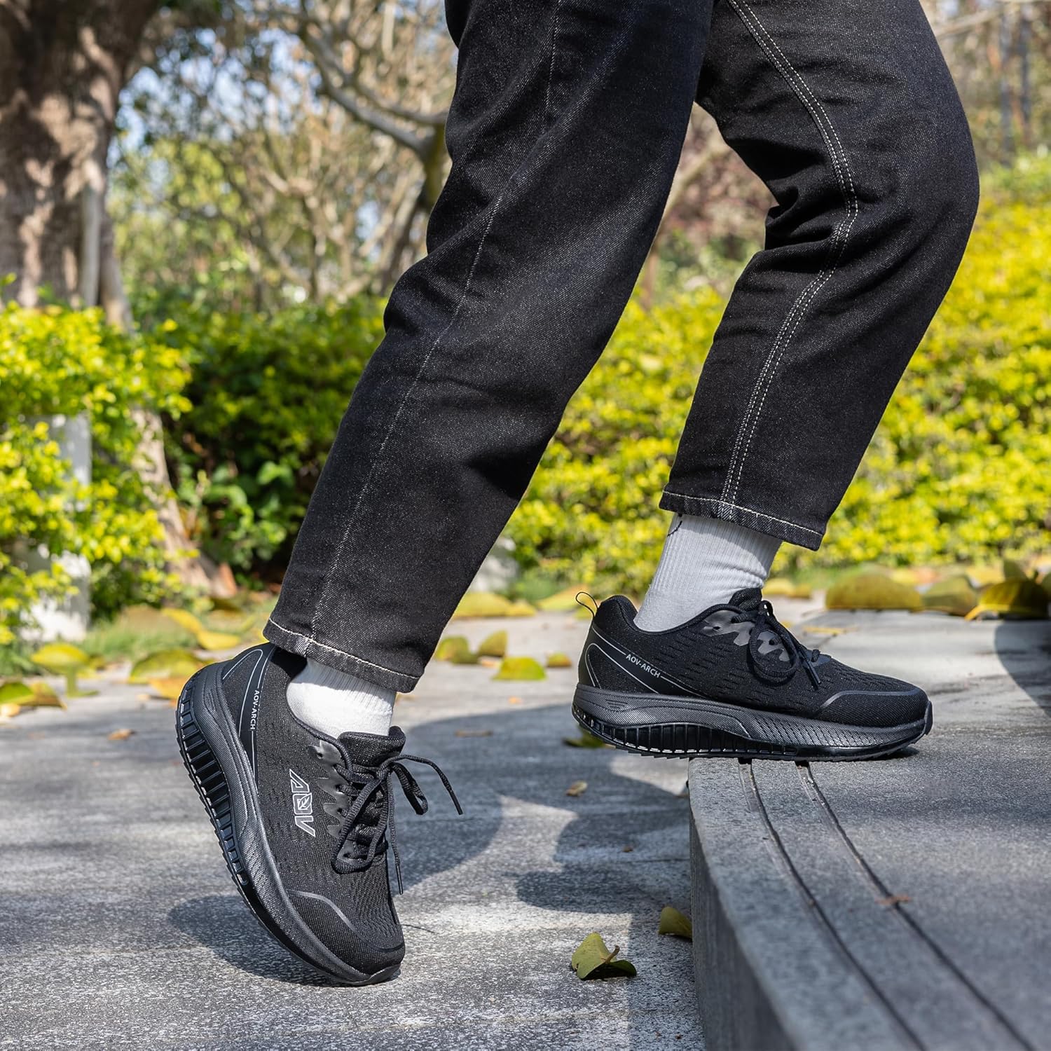 N BESUNEW Women's Wide Walking Shoes Orthotic Arch Support Plantar Fasciitis Sneakers | Wide Toe Box, Non-Slip, Breathable | Pain Relief for Flat Feet, Bunions & Standing All Day - Image 2