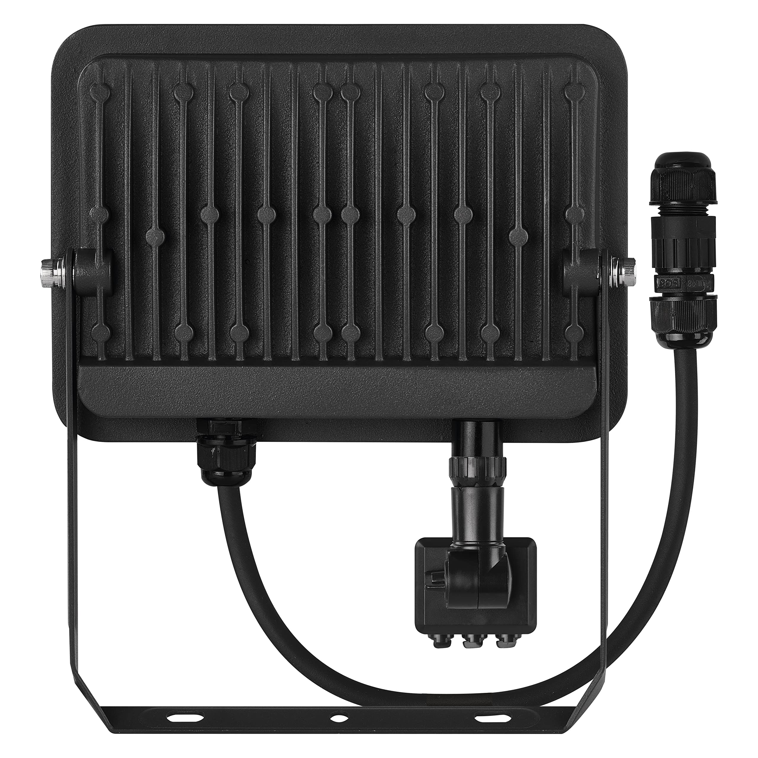 EMOS LED Strahler Profi 50W mit Bewegungsmelder, wasserdichtes Alu Flutlicht für Innen und Außen, Helligkeit 5500lm, Neutralweiß 4000K, CRI>80, Lebensdauer 50000h, Flacker-frei, 5 Jahre Garantie