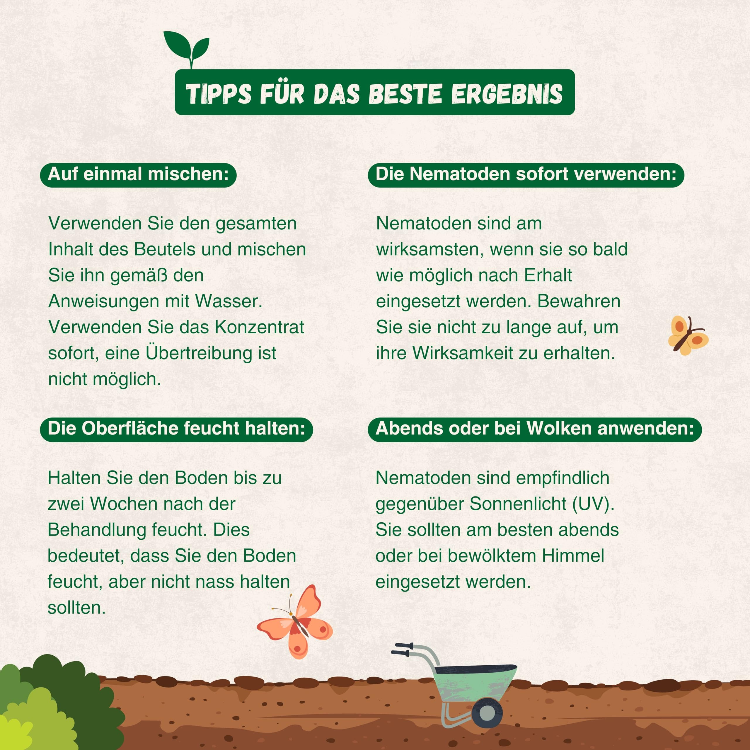Strijtveen & Wagenaar – SC-Nematoden gegen Zecken & Flöhe – 50.0 Mio. für 100 m² – Biologisch & effektiv – Natürliche Bekämpfung von Parasiten im Boden rund um Haus & Garten