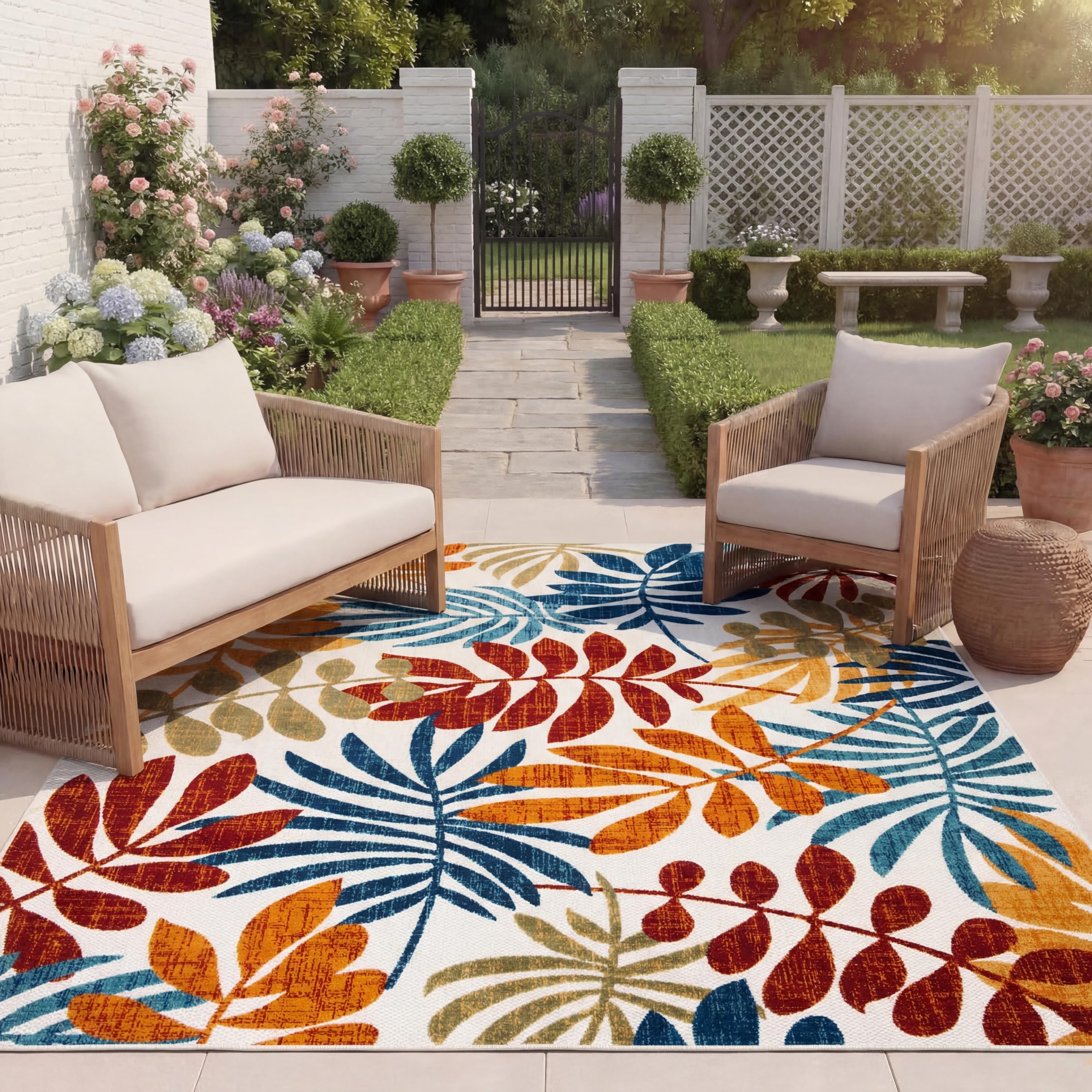 SAFAVIEH Washable Rug Outdoor Cabana Collection