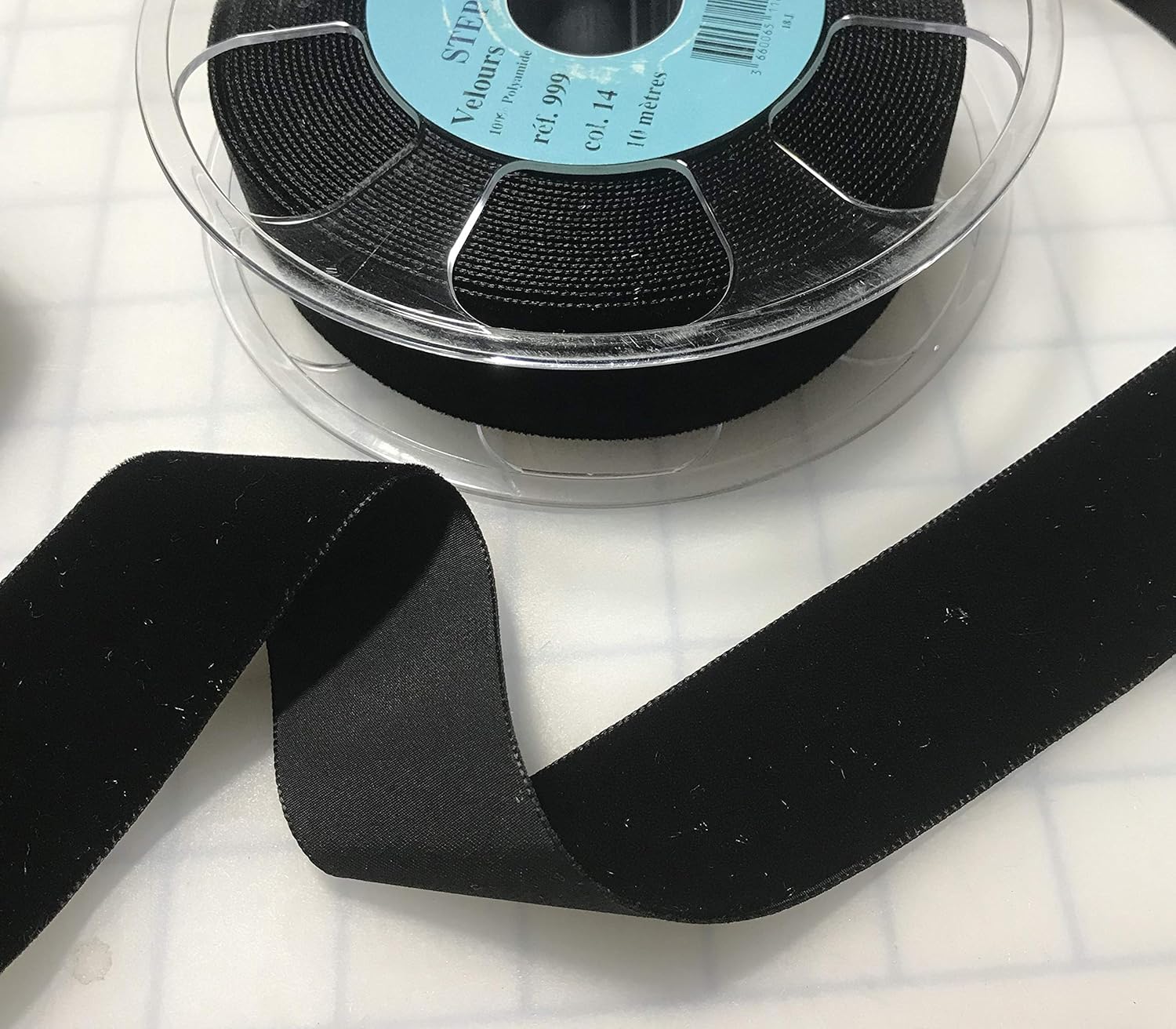 French Velvet Ribbon (1 1/2 Wide x 3 Yards) ( 13 Colors to Choose from)