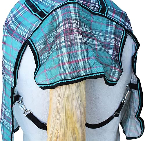 Miniatura 4 de CHALLENGER 80" flujo de aire ligero 73416 de la primavera de la hoja del verano de la malla del caballo