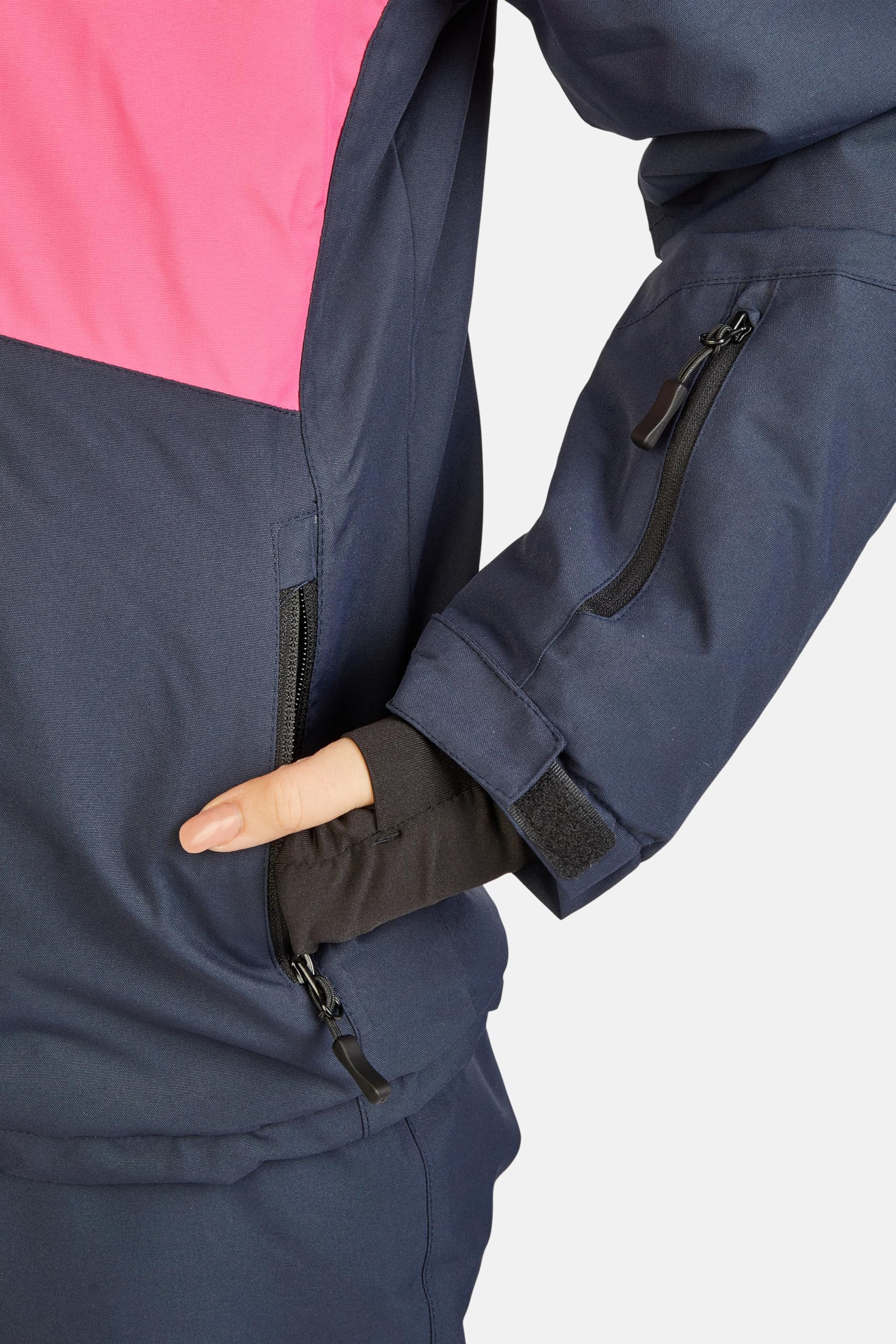 Weichers Skianzug Gr.M-XXL Damen Skijacke Skihose Schneeanzug Pants mit Kapuze Winddicht Wasserdicht Skifahren Schnee