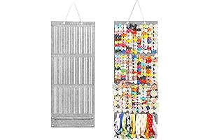 Baby Girl Hair Bows Holder: Organize Ribbons and Clips with Ease