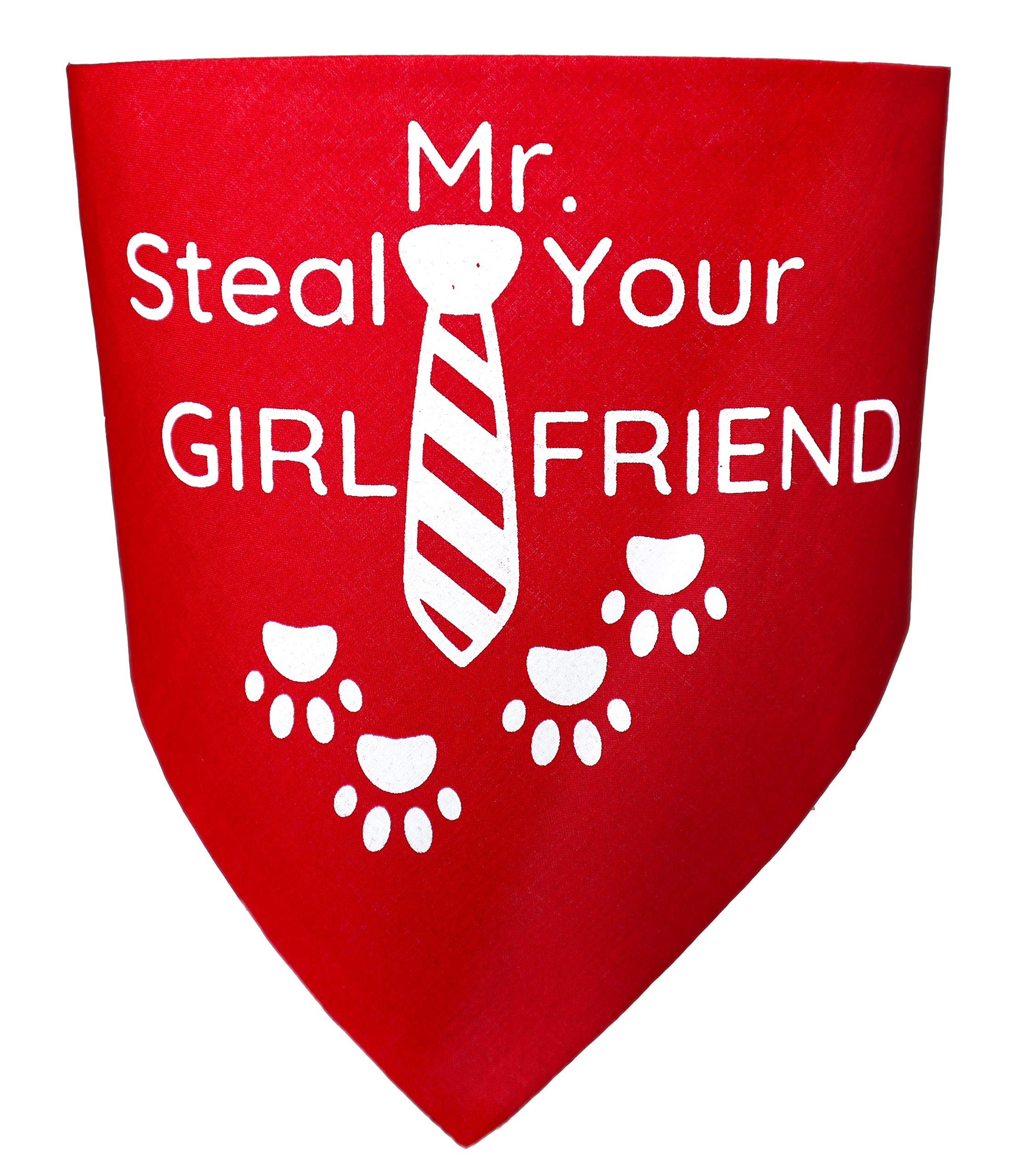 Dale and Musk Mr. Steal Dog Bandana/Dog Scarf (Red,with Adjustable Strap,Large) (B08YXVR41X) Amazon Price History, Amazon Price Tracker
