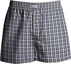 LEDSone Lot de 3 shorts pour homme, 100 % coton, motif à carreaux régulier, décontracté, été, frais et léger pour enfants et adolescents (XXL - Motif 8) Noir, Noir , XX Large - Pattern 8