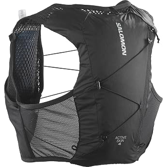 Salomon Active Skin 4 Unisex Hydration Vest Trail Running Hiking MTB with Hydration Bottles