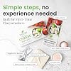 Sandy Leaf Farm Cheese Making Kit - Make 5 Different Cheeses, Homemade, DIY Ricotta, Burrata, Goat, Mascarpone, and Mozzarella Cheese Making Kits for Beginners w/ Vegetarian Rennet & Cheese Cloth