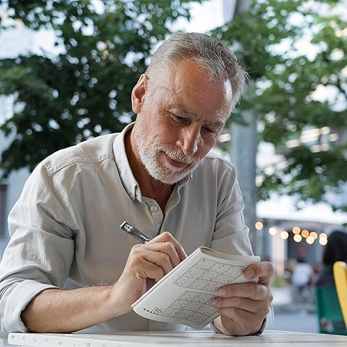 Miniatura 75 de ANINKABOVE Bolígrafos de signo del zodiaco Sagitario (bolígrafo de 3 lados en estuche acrílico) Regalo de bolígrafo del zodiaco, diseño