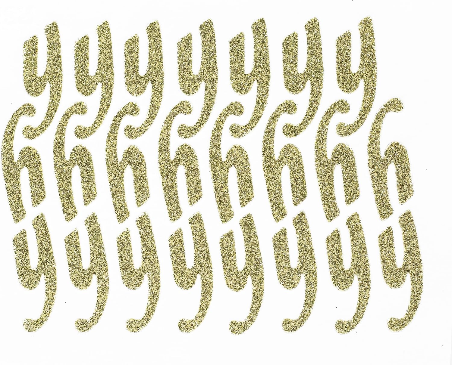 Floral Accessories - Script LTR Lc Rd, Gold, Std, 1 Piece