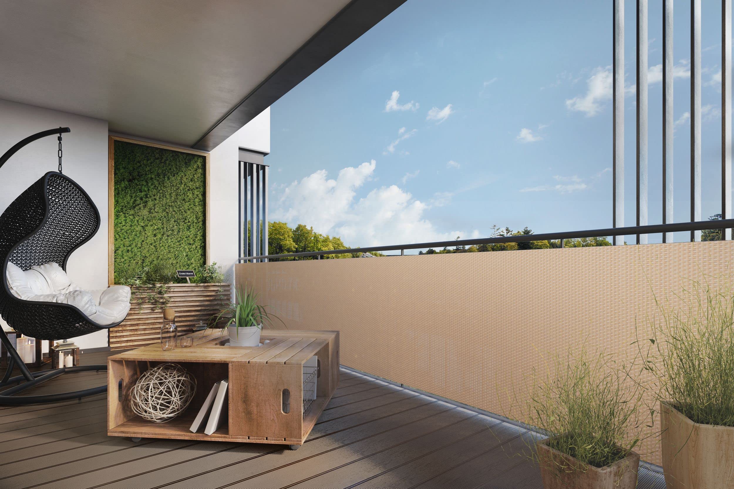 AEREY Balkon-Sichtschutz – Mehr Privatsphäre Auf Terrasse & Balkon