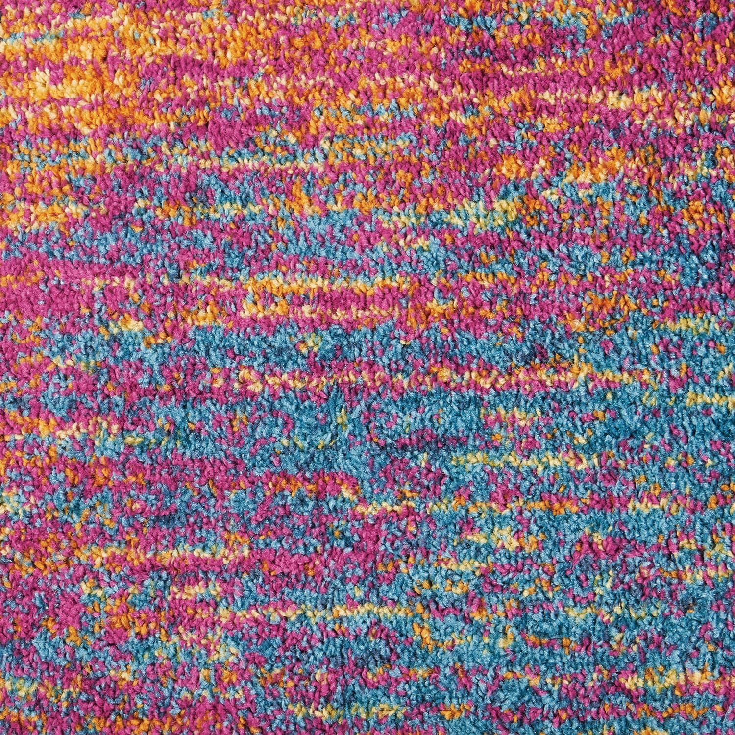 Nourison Home Passion Multicolor 2'2" x 7'6" Area Rug - Easy Clean, Non Shedding, Bed Room, Living Room, Dining Room, Kitchen (8' Runner)