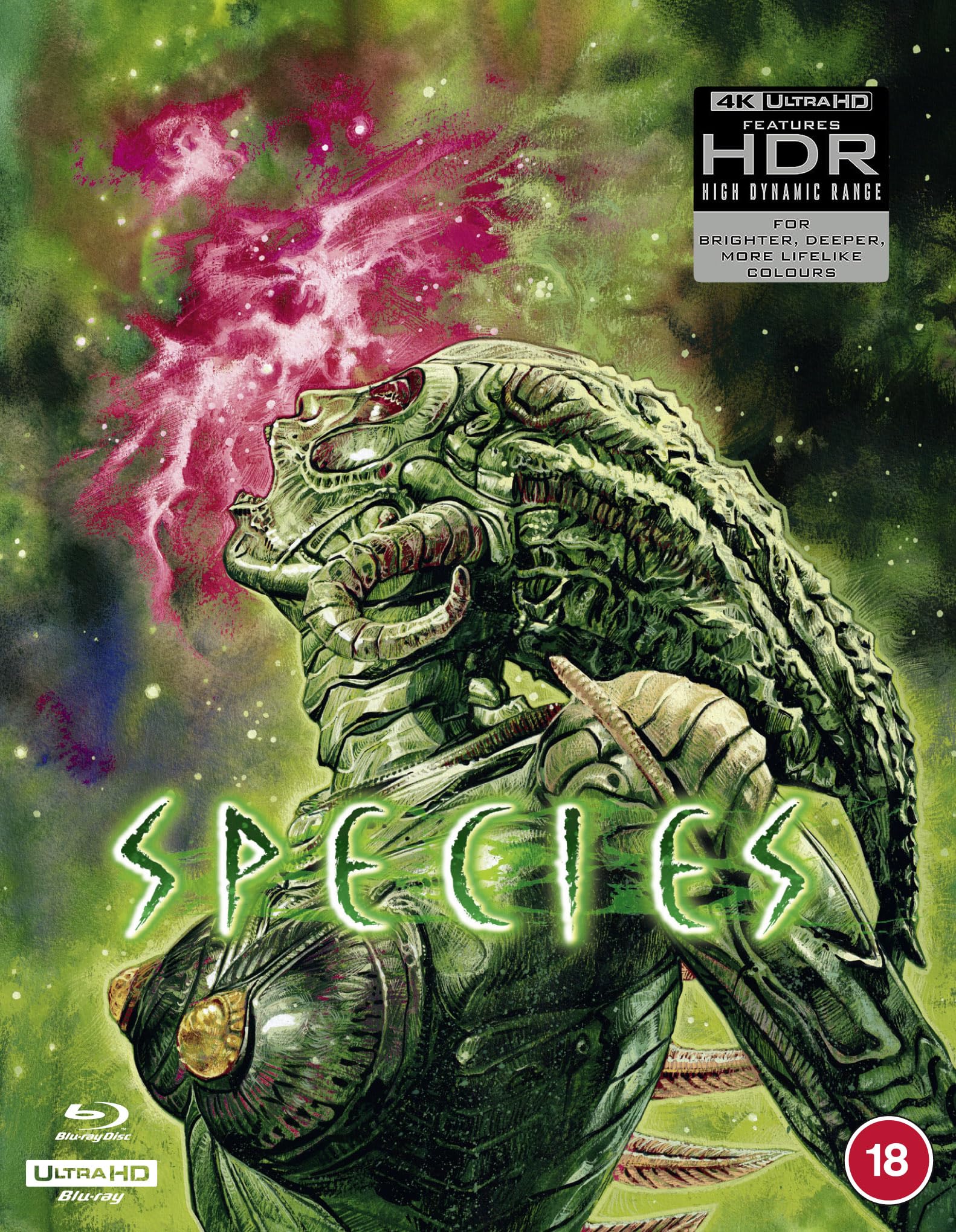 Species 4K UHD - Deluxe Collector's Edition DUAL FORMAT [Blu-ray] [Region A & B & C]