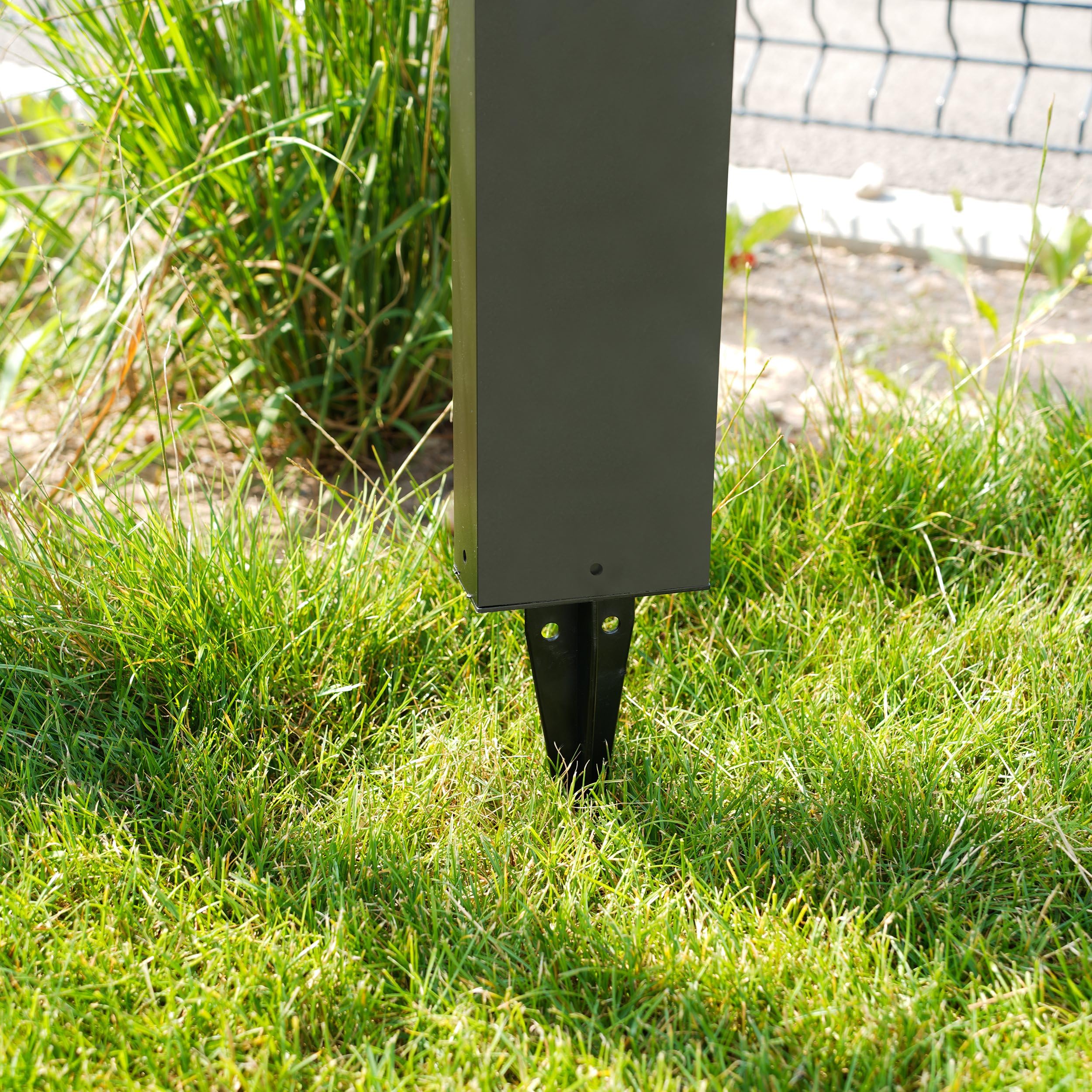 esotec Solar Wegeleuchte mit Bewegungsmelder Nala, H=70cm Außenleuchte, warmweiß 3000K, wechselbarer LiFePO4 Akku 102932
