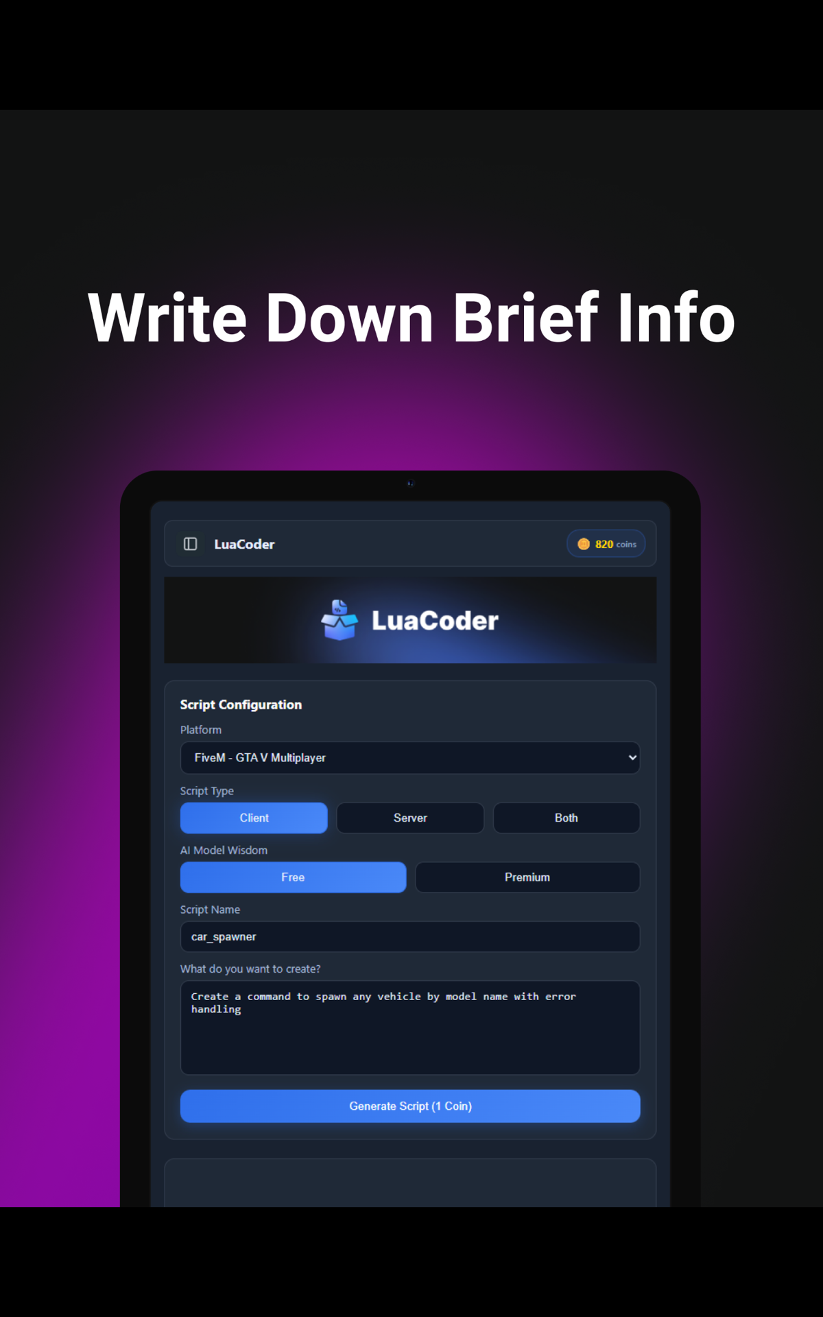 LuaCoder - Lua Script Maker - Aplicativo na Amazon Appstore