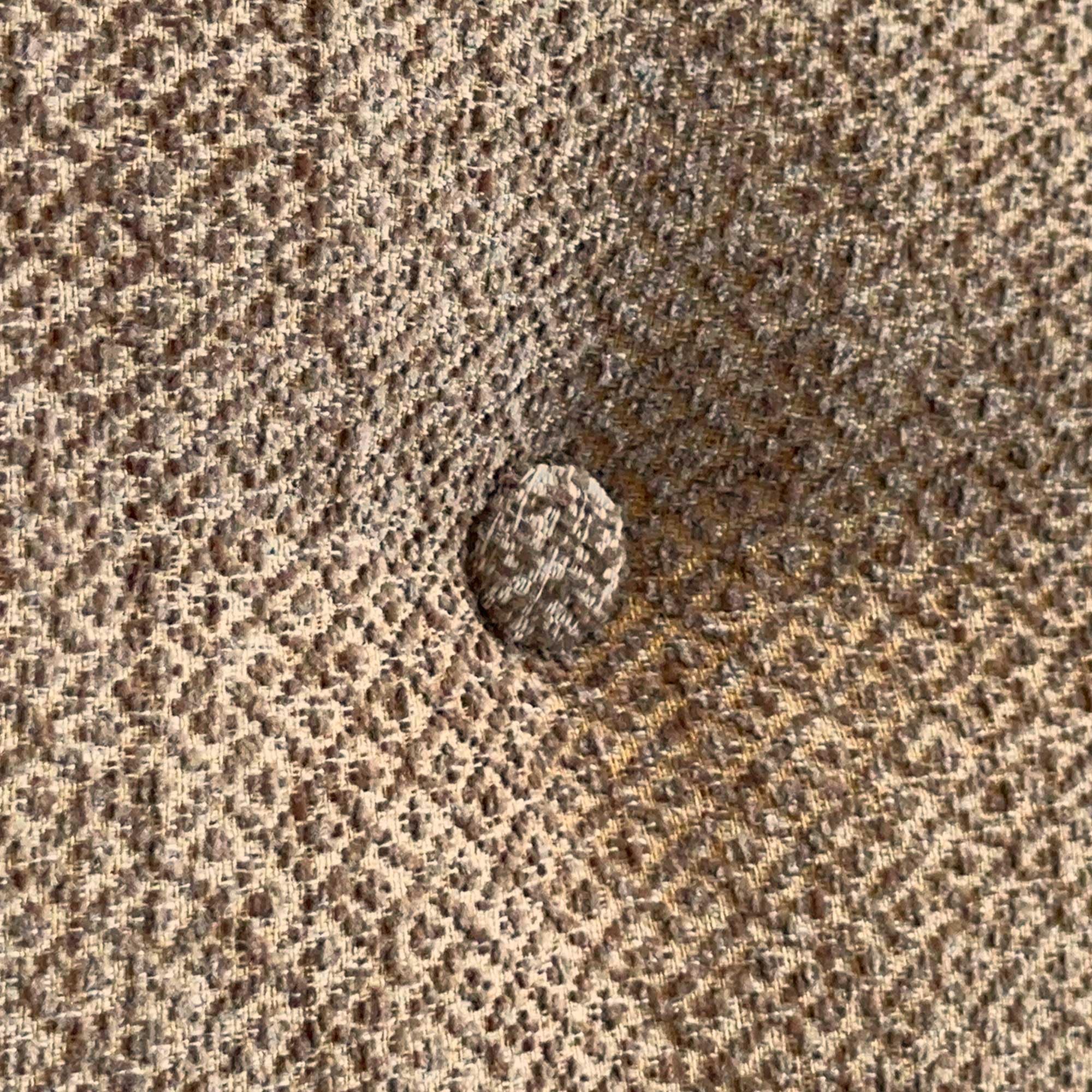 DHOME Tête de Lit Tapissée en Tissu Luxury Uni avec Boutons Tête de Lit Capitonnée pour Lit de Luxe (Golden Wood, 95x50cm)