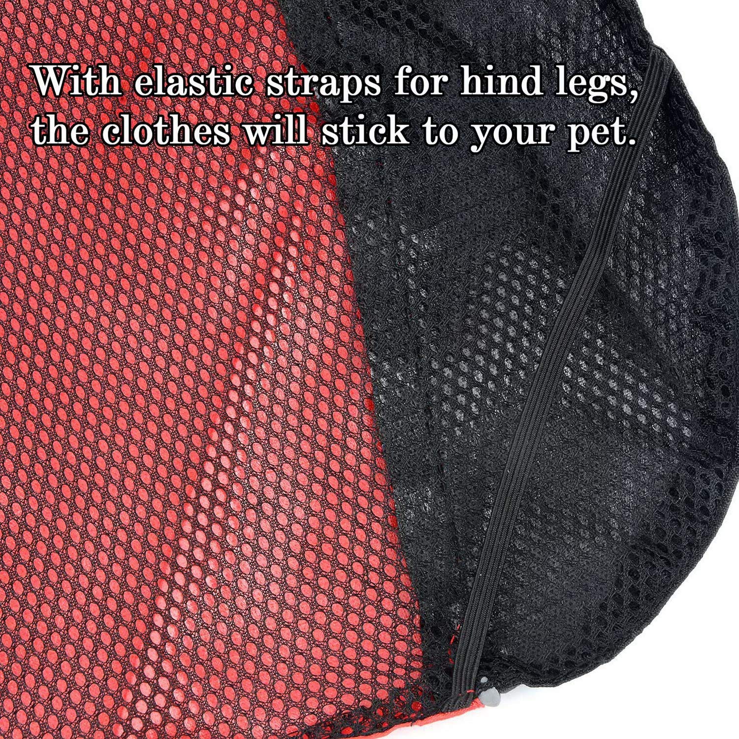 Zunea Manteau Imperméable pour Chien Moyens à Grands Réfléchissant Veste de sécurité Coupe-Vent Légère Doublée en Maille Vêtements pour Voyage/Randonnée pour Les Jours Pluie Rouge 7XL