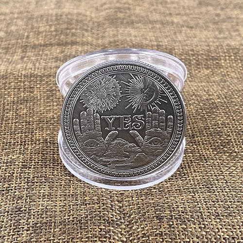 Miniatura 2 de Sí No Challenge Coin Decision Maker - Plata