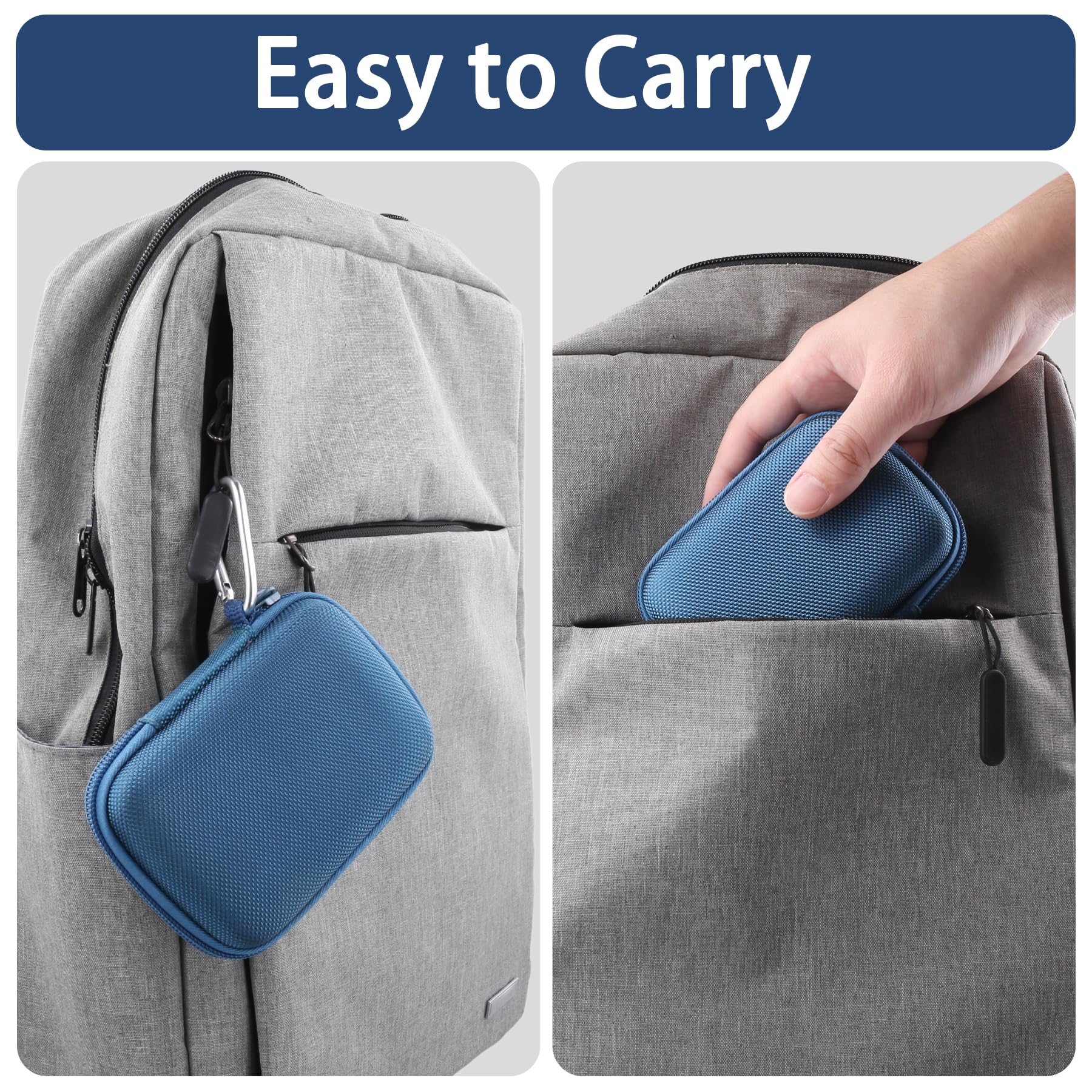Khanka Custodia Compatibile con PLAUD Note Pro/PLAUD Note Registratore Vocale AI,Borsa Protettiva Portatile per PLAUD Note Pro/Note AI Registratore Vocale con Moschettone,Solo Custodia