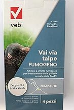 Go Away Smoke for Moles 4 Pieces Treatment Tunnels in Lawn Garden