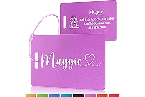 Personalized Luggage Tags for Air Travel