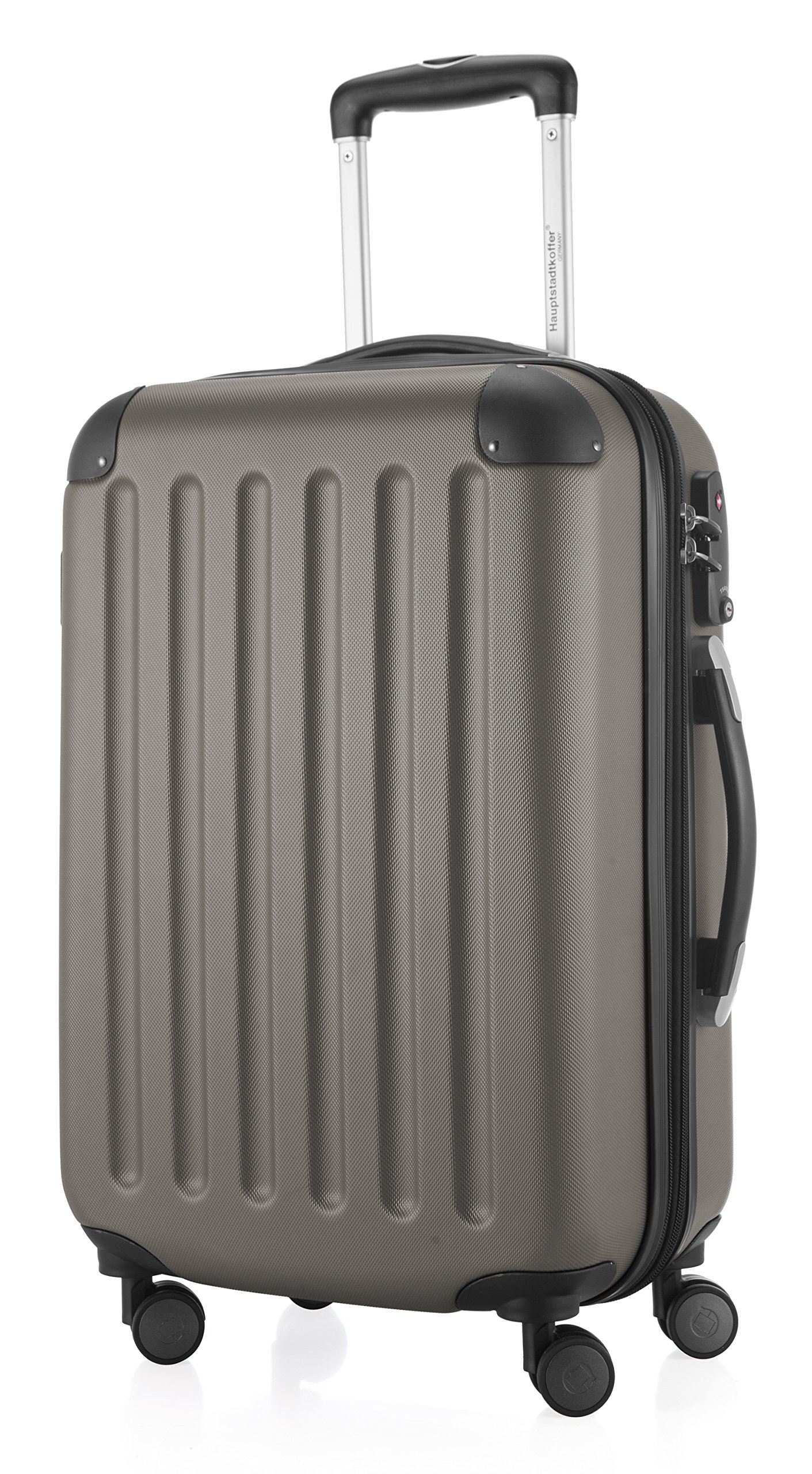 HAUPTSTADTKOFFER - Spree - Maleta rígida, Trolley expandible, Equipaje de Viaje, 4 Ruedas Dobles, TSA, 65 cm, 74 litros, Champán — view 317