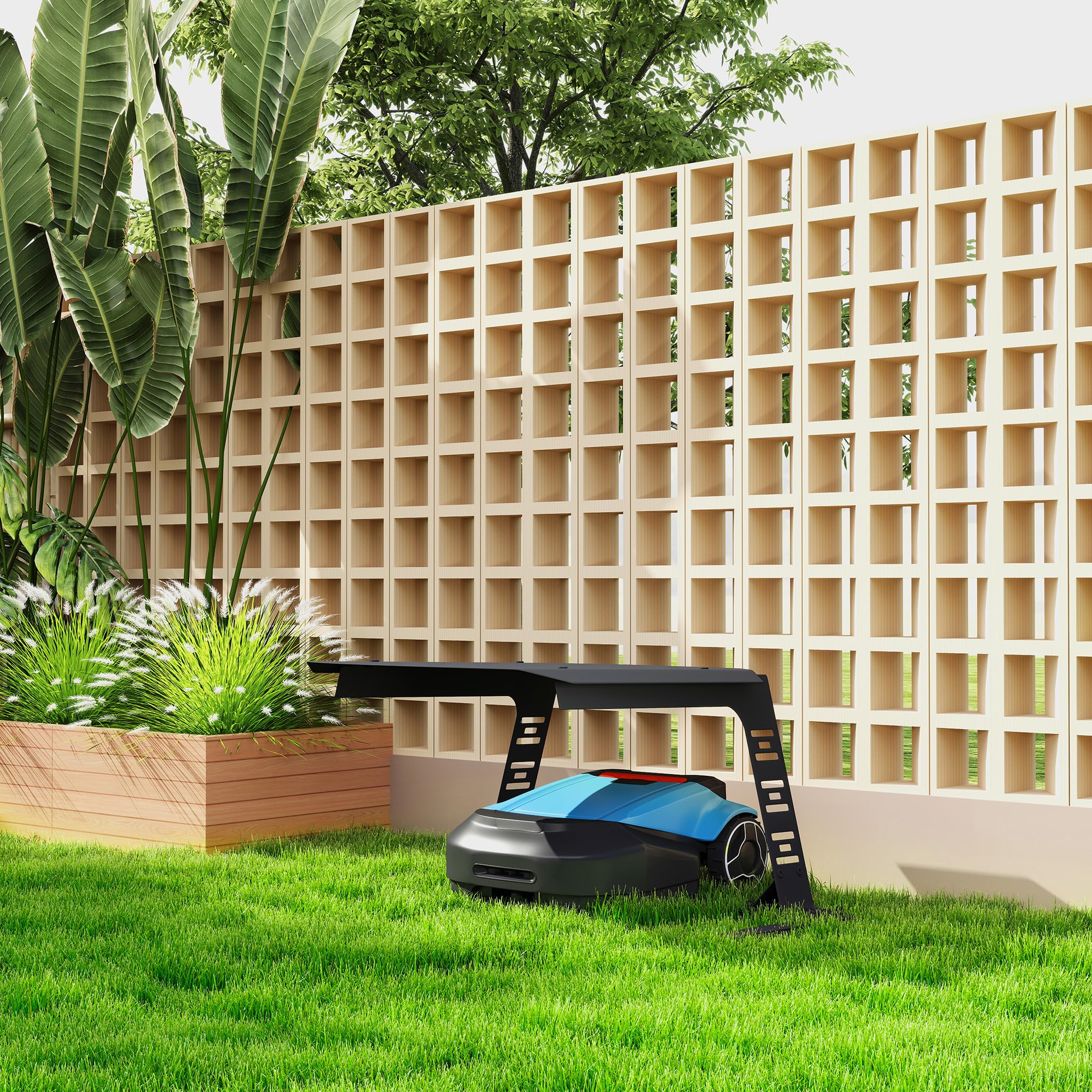 Aufun Garage per robot tosaerba, tettoia per robot tosaerba, garage per tosaerba, giardino e protezione dalle intemperie