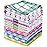 Patelai 12 Pcs Kitchen Dish Cloths for Washing Dishes Absorbent Dish Rags Cleaning Reusable Towels for Scrubbing Wipe Glass Xmas Home Household Supplies(Bright Color,13.8\'\' X 13.8\'\', 11.8 x 11.8\'\')