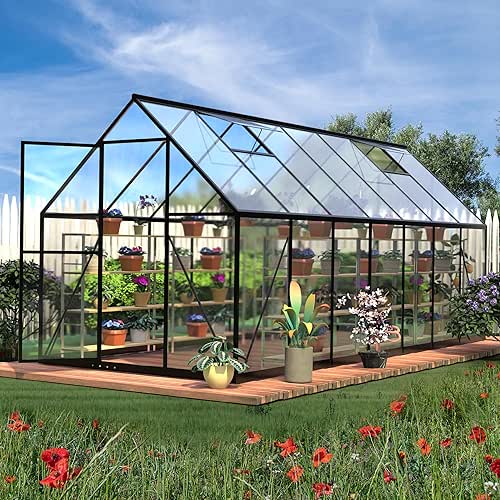 HOOYEAH 6 x 14 FT Greenhouses for Outdoors, Heavy Duty