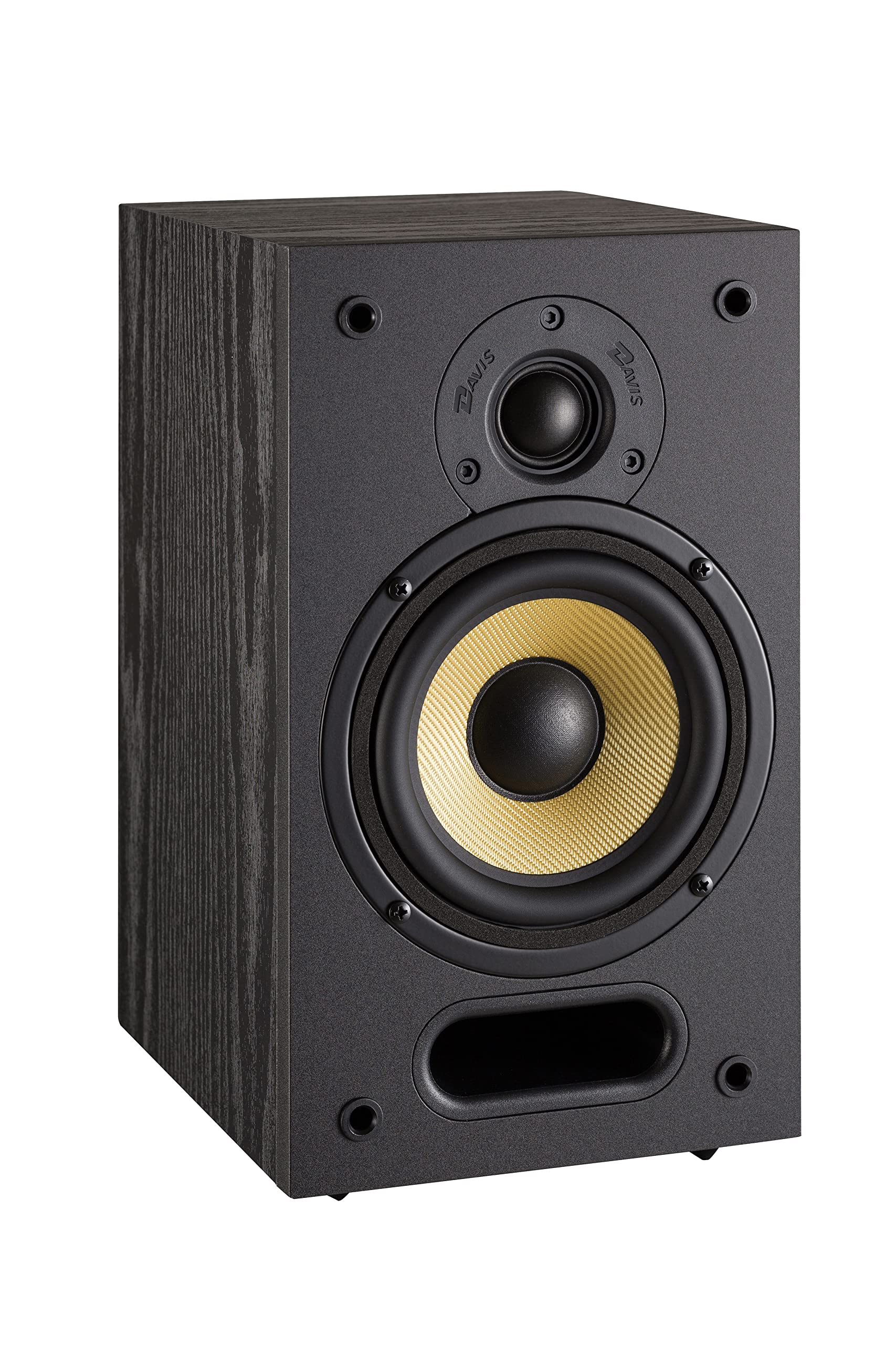 Davis Acoustics Ariane 1 Noir (Black) - Paire d'enceintes étagère 2 Voies/2 Haut-parleurs